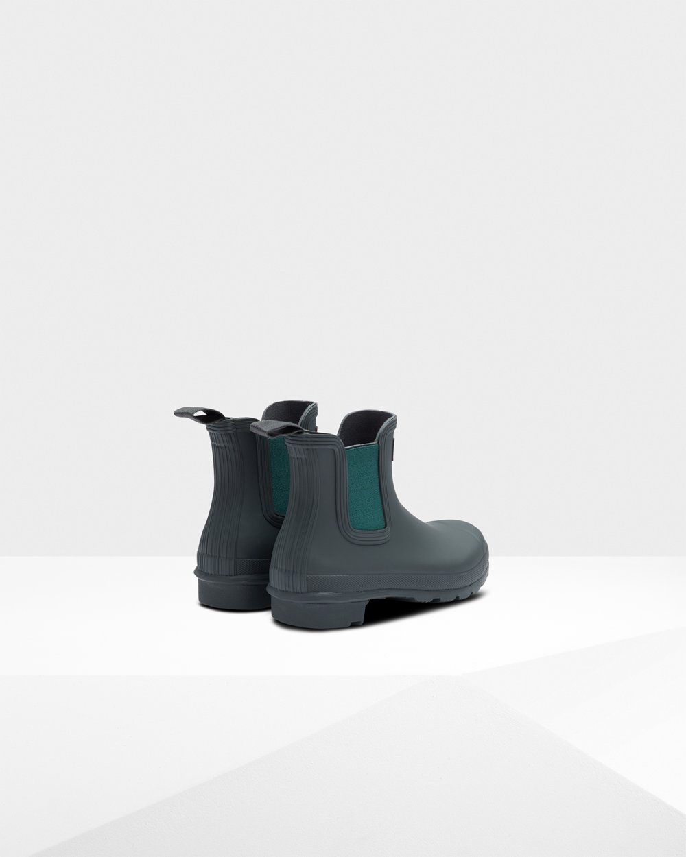 Botas Chelsea Hunter Mujer - Original - Verdes Oscuro - JBUCQMD-14